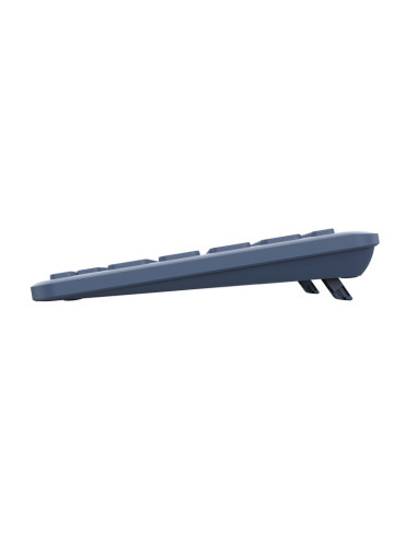 25095,Tastatura Wireless Trust LYRA, Bluetooth/USB Wireless, Albastru