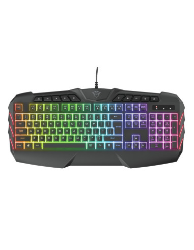 23855,Tastatura Trust GXT881, RGB LED, USB, Negru