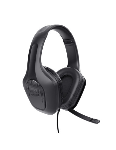 24990,Casti cu microfon Trust GXT415 ZIROX, 3.5mm jack, Negru