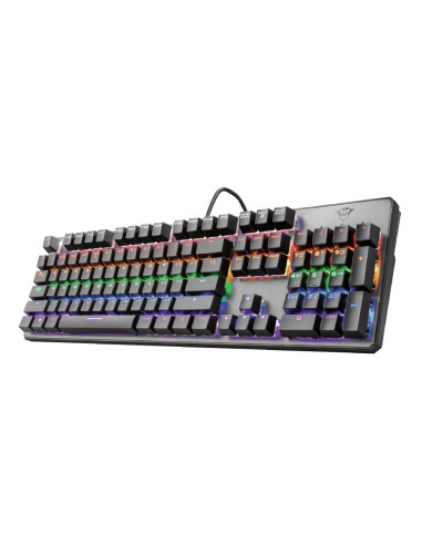22630,Tastatura Trust GXT 865 Asta RGB LED Mechanica, USB, Negru