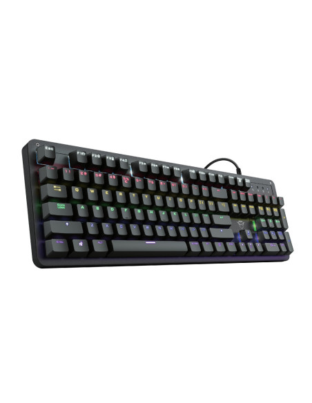 24200,Tastatura TRUST GXT 863 MAZZ, RGB KED, USB, Negru