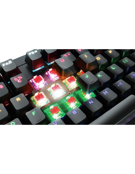 24200,Tastatura TRUST GXT 863 MAZZ, RGB KED, USB, Negru