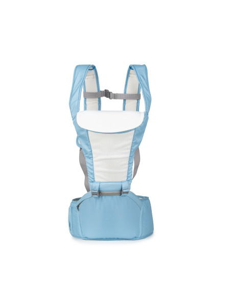 JU2601-Blue,Marsupiu cu scaunel Juju HugMeTight, Albastru