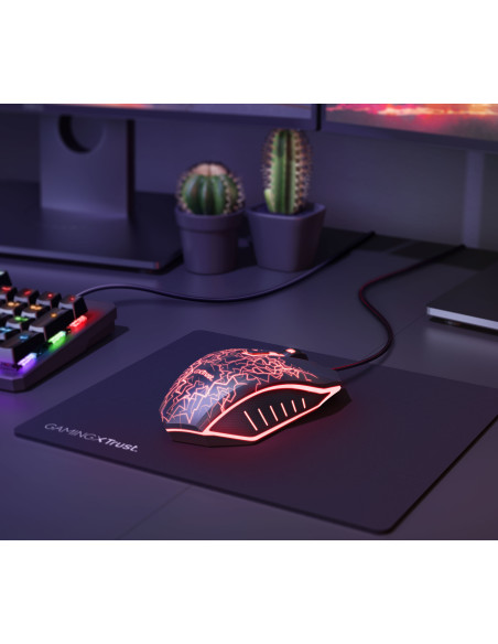 24625,Kit Trust GXT 783X Izza - Mouse Optic, RGB LED, USB, Black + Mousepad, Negru
