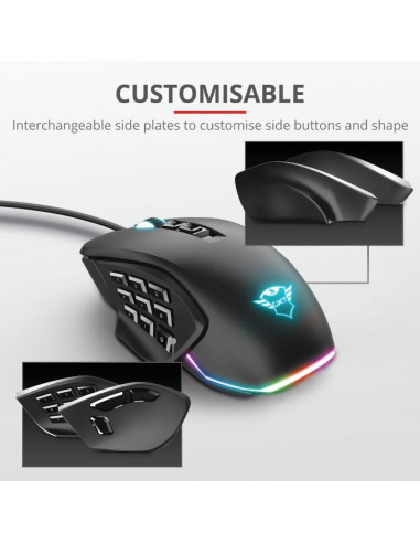 Mouse Trust GXT 970, Gaming Mouse, negru,TR-23764
