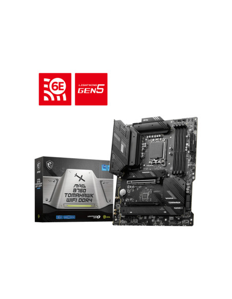 MAG B760 TOMAHAWK WIFI DDR4,Placa de baza MSI MAG B760 TOMAHAWK WIFI DDR4, Intel B760, Socket 1700, ATX