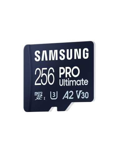 MB-MY256SA/WW,Memory Card microSDXC Samsung PRO Ultimate MB-MY256SA/WW 256GB, Class 10, UHS-I U3, V30, A2 + Adaptor SD