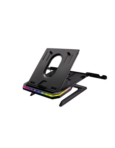 48842,Stand laptop SureFire by Verbatim Portus X1, RGB LED, USB, Negru