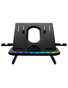 48842,Stand laptop SureFire by Verbatim Portus X1, RGB LED, USB, Negru 2