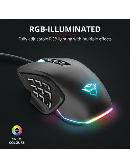 Mouse Trust GXT 970, Gaming Mouse, negru,TR-23764