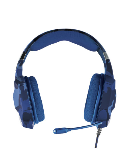 23249,Casti cu microfon Trust GXT 322B Carus, 3.5mm jack, Albastru