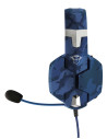 23249,Casti cu microfon Trust GXT 322B Carus, 3.5mm jack, Albastru