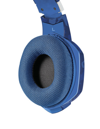 23249,Casti cu microfon Trust GXT 322B Carus, 3.5mm jack, Albastru