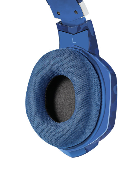 23249,Casti cu microfon Trust GXT 322B Carus, 3.5mm jack, Albastru
