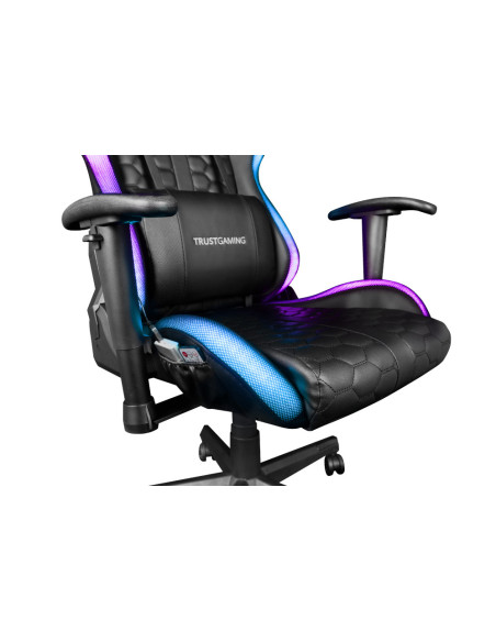 23845,Scaun gaming Trust GXT 716 Rizza, RGB LED, Negru