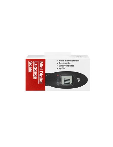 611883-M,Mini cantar pentru cantarirea bagajelor Wenger Mini Digital Luggage Scale, NM/ 611883-M, Negru
