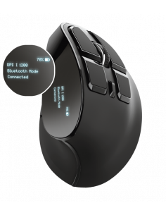Mouse Trust Voxx, Rechargeable Ergonomic Wireless