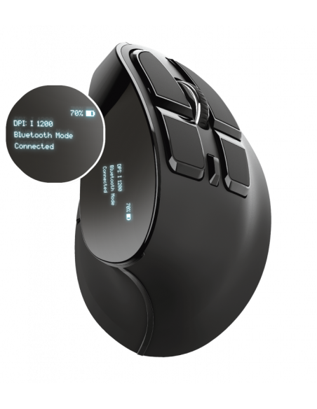 Mouse Trust Voxx, Rechargeable Ergonomic Wireless