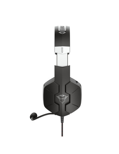 23652,Casti cu microfon Trust GXT 323 Carus, 3.5mm jack, Negru