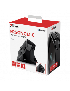 Mouse Trust Voxx, Rechargeable Ergonomic Wireless 2