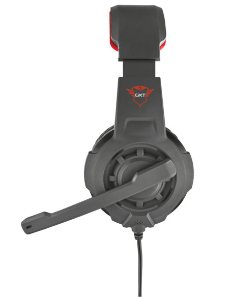 21187,Casti cu microfon Trust GXT 310 Radius, 3.5mm jack, Negru/Rosu