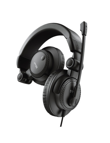 21658,Casti cu microfon Trust Como, 3.5mm jack, Negru