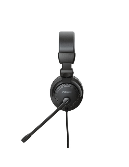 21658,Casti cu microfon Trust Como, 3.5mm jack, Negru