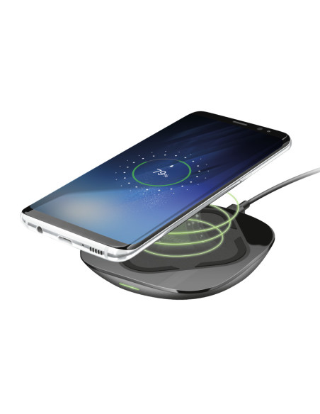 22894,Incarcator Wireless Qi Trust Cito 10, 2A, Negru