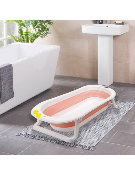 JU2505-Pink,Cadita bebelusi Juju AquaSplash, Roz