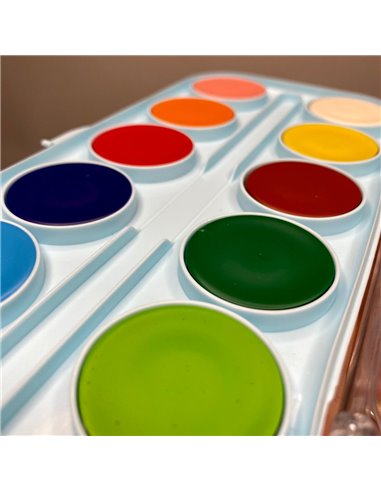 AR123,Acuarele DACO 12 culori Multicolora