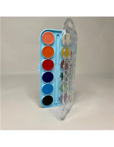 AR123,Acuarele DACO 12 culori Multicolora