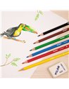 80012,Creioane colorate MILAN 12 buc/cutie