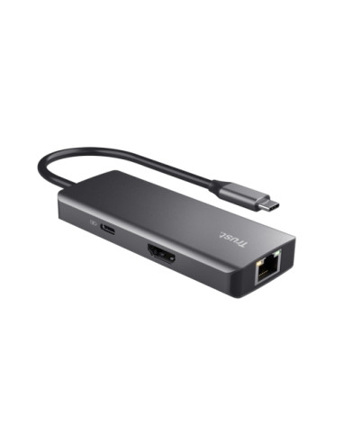 RY-24968,Docking Station Trust DALYX 6-IN-1, Gri