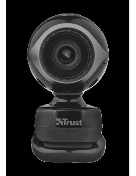 Camera WEB Trust Exis Webcam - black/silver,TR-17003
