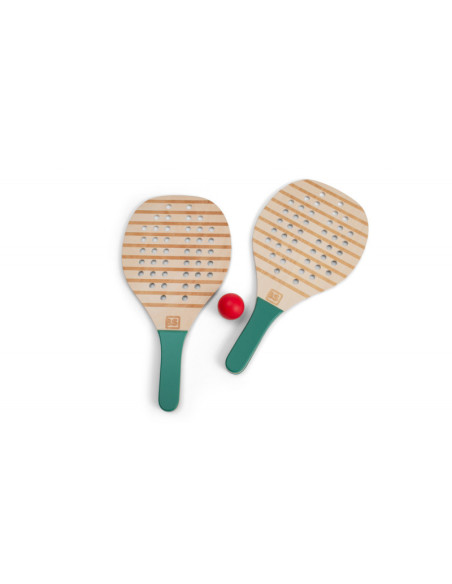 GA468,Set de Tenis cu rachete din lemn, BS Toys
