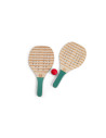 GA468,Set de Tenis cu rachete din lemn, BS Toys