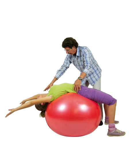 Gym9055,Minge fizioterapeutica Body Ball 55 BRQ - rosu