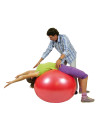 Gym9055,Minge fizioterapeutica Body Ball 55 BRQ - rosu