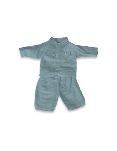 ML31513,Set costum jeans pentru papusi Miniland 38-42 cm