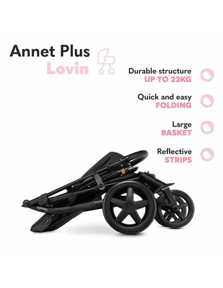 BN-LO-ANNET_PLUS_LOVIN_resigilat2,Lionelo - Carucior sport Annet Plus Lovin', Editie limitata, De la nastere, Cu accesorii, 0 -  BN-LO-ANNET_PLUS_LOVIN_resigilat2,Lionelo - Carucior sport Annet Plus Lovin', Editie limitata, De la nastere, Cu accesorii, 0 -