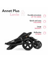BN-LO-ANNET_PLUS_LOVIN_resigilat2,Lionelo - Carucior sport Annet Plus Lovin', Editie limitata, De la nastere, Cu accesorii, 0 - 