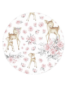 BN-6426972023825,MimiNu - Protectie laterala pentru patut bebe, Tip Bumper impletit, Din bumbac, Din materiale certificate Oeko  2