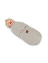 BN-6426972023245,MimiNu - Sistem de infasare bebe, 0 - 3 luni, Din tesatura thermofrotte, Beige