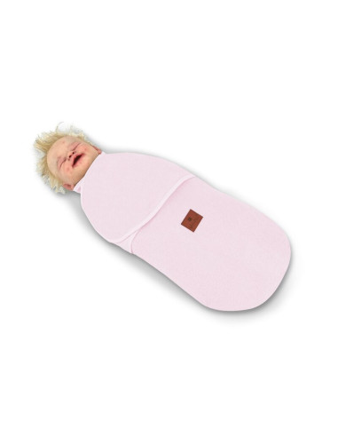 BN-6426972023252,MimiNu - Sistem de infasare bebe, 0 - 3 luni, Din tesatura thermofrotte, Pink