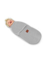 BN-6426972023269,MimiNu - Sistem de infasare bebe, 0 - 3 luni, Din tesatura thermofrotte, Grey