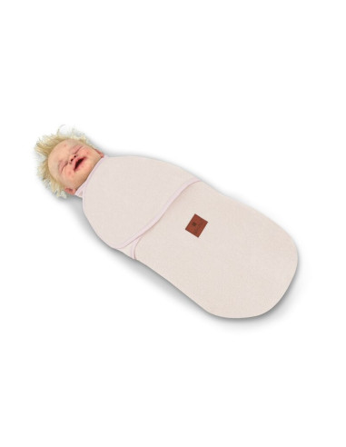 BN-6426972023276,MimiNu - Sistem de infasare bebe, 0 - 3 luni, Din tesatura thermofrotte, Powder Pink