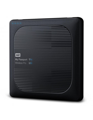 HDD extern WD My Passport Wireless PRO, 4TB, negru, USB