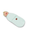BN-6426972023283,MimiNu - Sistem de infasare bebe, 0 - 3 luni, Din tesatura thermofrotte, Cold Mint