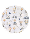 BN-6426972024044,MimiNu - Set 2 cearceafuri cu elastic pentru patut leagan sau patut co-sleeper, 90x50 cm, Din bumbac, Material 