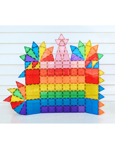 MBL-101,Set magnetic Magblox - 101 piese magnetice de constructie transparente